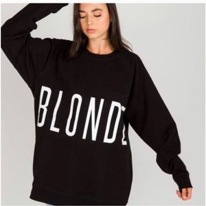 BRUNETTE THE LABEL BLONDE SWEATER